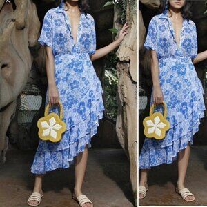 All Things Mochi skirt NWT Ebony Floral Tropical Skirt new XS